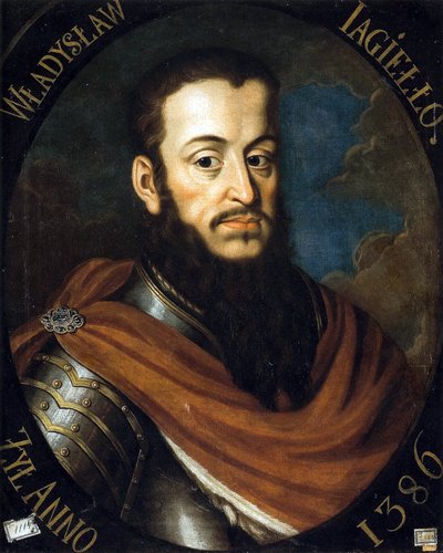 Portret van koning Wladyslaw II. Jagiello door Marcello Bacciarelli