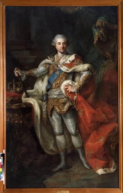 Portret van Stanislaw II August Poniatowski, koning en groothertog van het Pools-Litouwse Gemenebest (1732-1798) door Marcello Bacciarelli