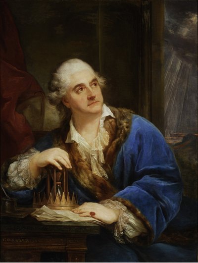 Portret van Stanislaus II Augustus Poniatowski, koning en groothertog van het Pools-Litouwse Gemenebest door Marcello Bacciarelli