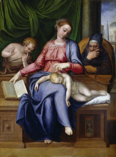Madonna del silenzio door Marcello Venusti