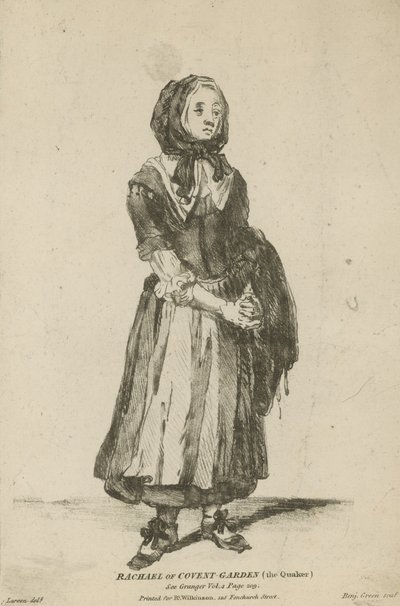 Rachael van Covent Garden, de Quaker door Marcellus the Younger Laroon