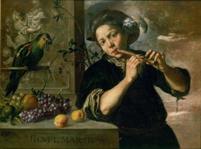 Het gehoor of de allegorie van de herfst XVII eeuw door March Miguel