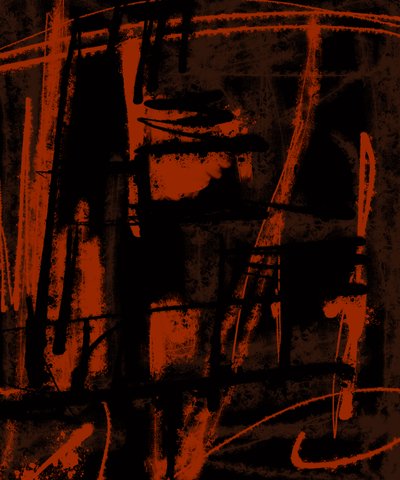Dagboek van de gek_143, 2024 (digitaal schilderij) door Marco Campedelli