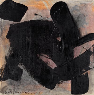 Materica #02, 2024 (acryl op doek) door Marco Campedelli