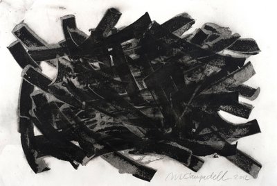 Saltus, 2012 (inkt op papier) door Marco Campedelli