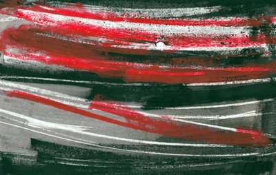 Storm in rood, 2017 (gemengde techniek) door Marco Campedelli