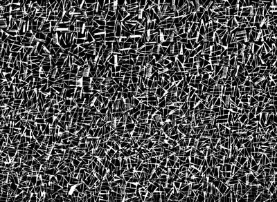 Textuur, 2017 (inkt op ingres papier) door Marco Campedelli