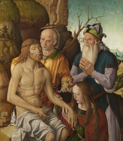Rouw over de dode Christus door Marco Palmezzano