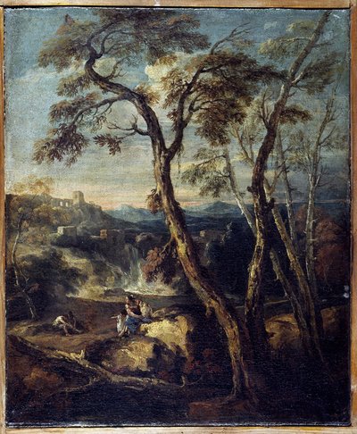 Landschap: Caprice door Marco Ricci