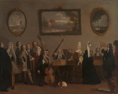 Repetitie van een Opera door Marco Ricci