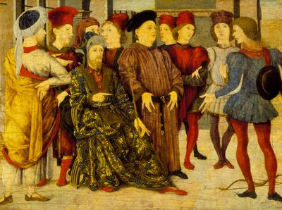 Fragment van een Cassone Paneel 