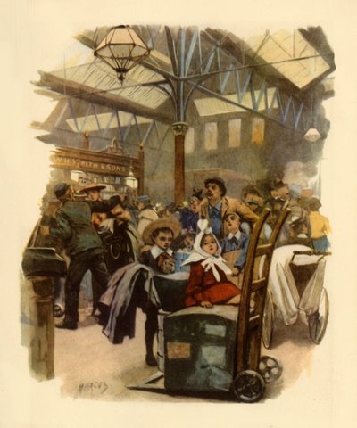 Cannon Street Station, ca. 1900, 1945 door Marcus