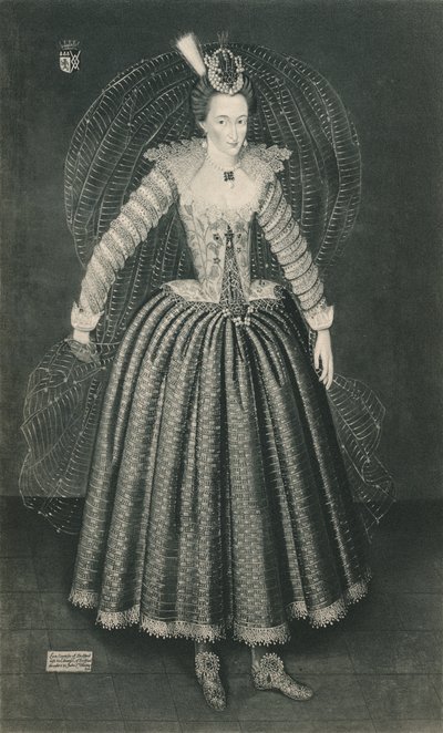 Lucy Harrington, gravin van Bedford, ca. 16e eeuw 1904 door Marcus Garret Gheeraerts the Younger