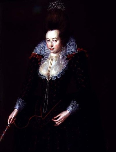 Portret van Lady Mountjoy, 29 jaar oud door Marcus Gheeraerts