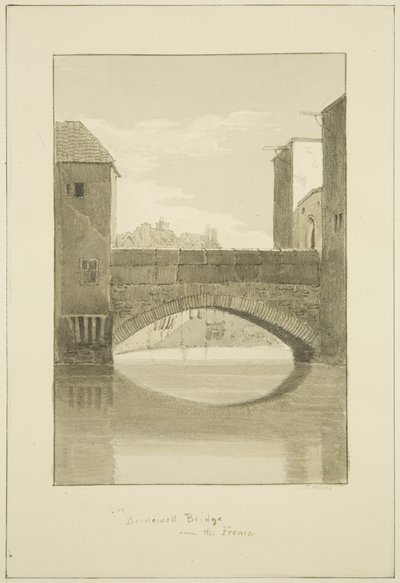 Bridewell Brug over de Frome, kijkend naar het Noorden door Marcus H. Homes