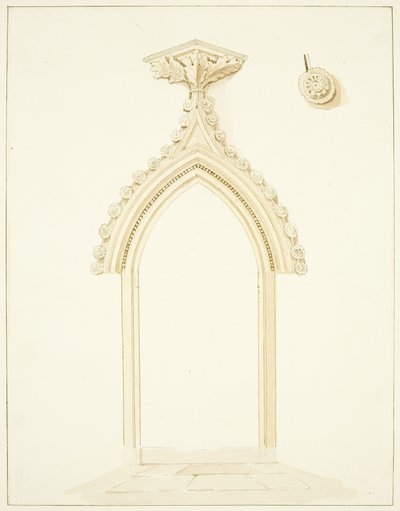 Deur van de Vestry Kamer van de Kathedraal van Bristol door Marcus H. Homes