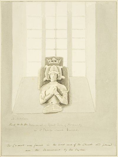 Beeld van Robert, Hertog van Normandië, in St Philip