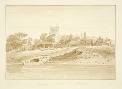 Zuidaanzicht van de kathedraal van Bristol door Marcus H. Homes