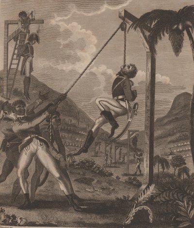 De Haïtiaanse Revolutie. Slavenopstand in de nacht van 21 augustus 1791, 1805 door Marcus Rainsford