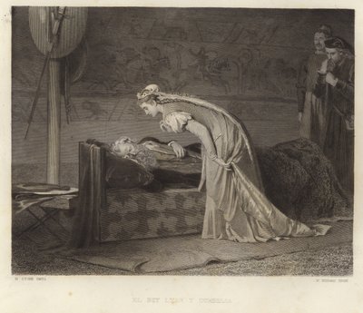 Koning Lear en Cordelia door Marcus Stone