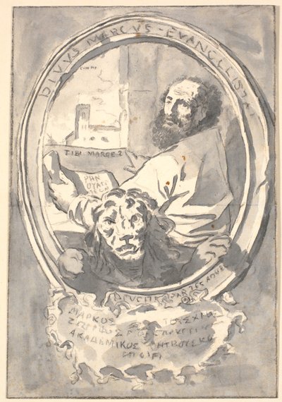 Evangelist Marcus door Marcus Tuscher