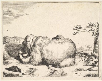 uit De Set van De Beren, ca. 1664 door Marcus de Bye