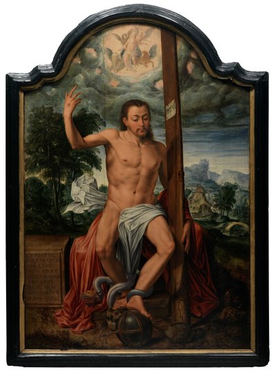 Triomferende Christus door Marcus the Elder Gheeraerts