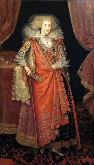 Frances Knyvett, Gravin van Rutland door Marcus Garret Gheeraerts the Younger
