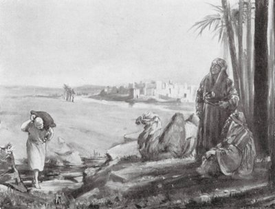 De stad Susa (litho) door Margaret (after) Dovaston
