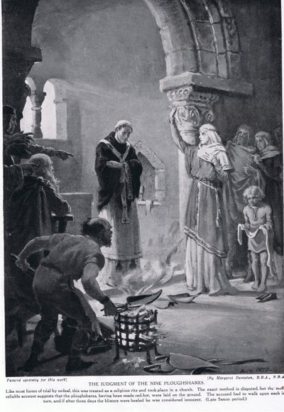 Het oordeel van negen ploegscharen, illustratie uit 