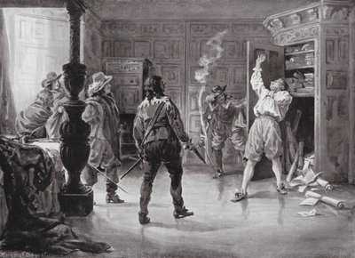 De moord op de Spaanse minister door Portugese revolutionairen door Margaret (after) Dovaston