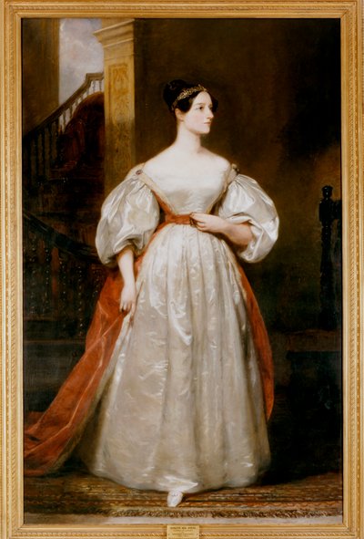 Gravin Augusta Ada Lovelace 1815-1852, Engelse wiskundige en schrijfster door Margaret Carpenter