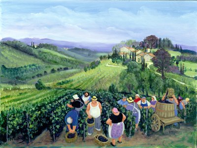 Chianti landschap door Margaret Loxton