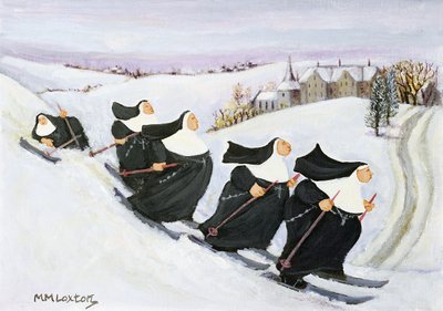 Skiën door Margaret Loxton