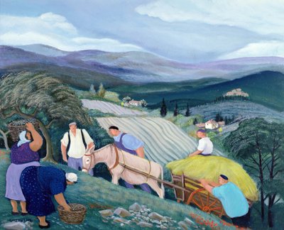 De hooiwagen door Margaret Loxton