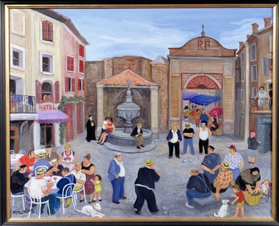 Dorp in de Provence door Margaret Loxton