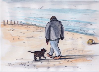De hond uitlaten door Margaret Loxton