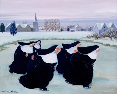 Winter bij het klooster door Margaret Loxton