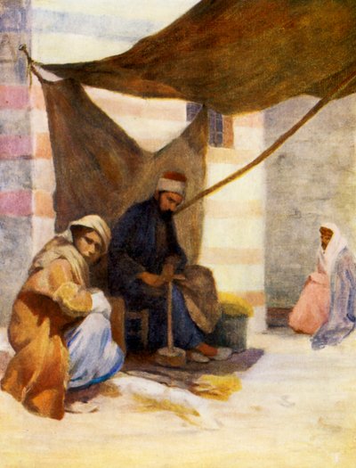 Een Schoenmaker, Damascus door Margaret Thomas