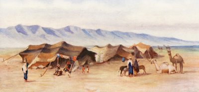 Arabisch Kamp tussen Homs en Palmyra door Margaret Thomas
