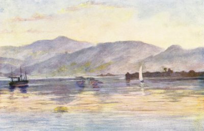 Beiroet, met Uitzicht op de Berg Sannin en het Lazaret, Vroeg Ochtendlicht door Margaret Thomas
