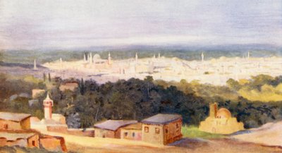 Damascus vanuit Salehiyeh door Margaret Thomas