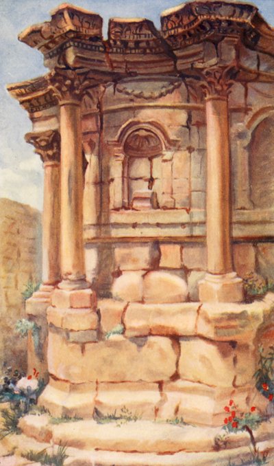 Tempel van Venus, Baalbek door Margaret Thomas