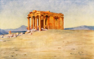 Tempel van de Moeder van de Koning, Palmyra door Margaret Thomas