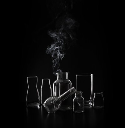 Rising Smoke-glaswerk door Margareth Perfoncio