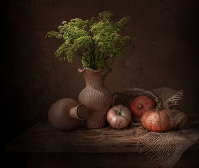 Rustiek herfststilleven door Margareth Perfoncio