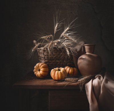 Rustiek herfststilleven door Margareth Perfoncio