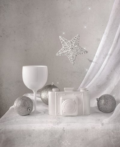 Witte Kerst-elegantie door Margareth Perfoncio