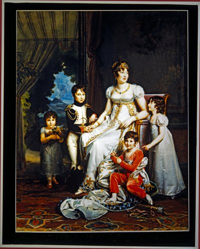 Koningin Caroline Murat & Haar Vier Kinderen door Marguerite Gerard
