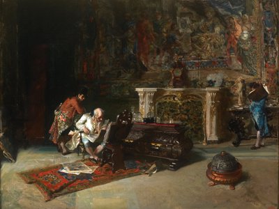 De Prentverzamelaar door Marià Fortuny